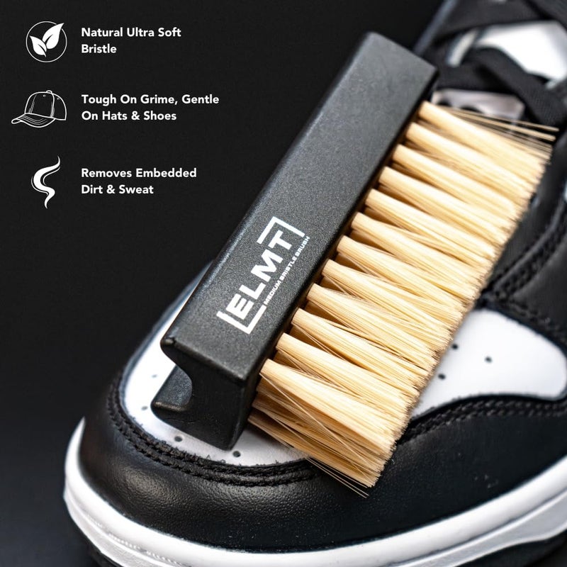 Blackline ELMT Hat Cleaning Kit â€” Quick-drying, US-Made, Cleans 50+ Hats â€” Hat Cleaner for Baseball Caps of all Materials Cotton, Wool, Leather, Felt and more (8oz Solution, Deodorizer, Towel & Brush) - Image 5