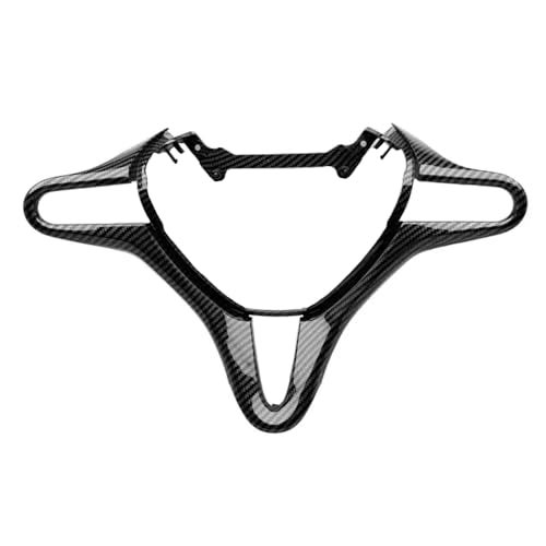 AEETUED Carbon Fiber Style Replacement Steering Wheel Trim Cover Frame ABS Decal Interior Moulding Accessories Fit for Honda Civic 2006 2007 2008 2009 2010 2011 (B-Carbon Fiber Pattern) - Image 1