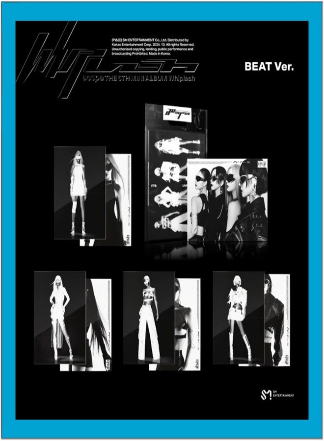 Koread aespa Whiplash 5th Mini Album (BEAT Ver - Karina Ver) - Image 1