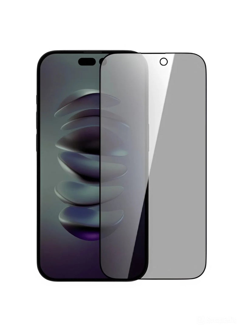 واقي شاشة مضاد للتجسس لـ آيفون 14 بلس / 13 بروماكس (iPhone 14 Plus / 13 Pro Max) 11D نانو مضاد للتجسس لحماية الخصوصية (لقافة) من Lion, حماية قصوى للشاشة من الخدوش والكسر - Image 1