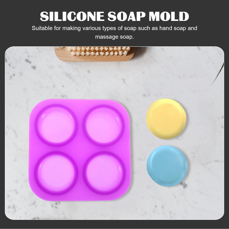 2Pcs Silicone Soap Molds Set For DIY Handmade Craft Bath Bars - Image 5