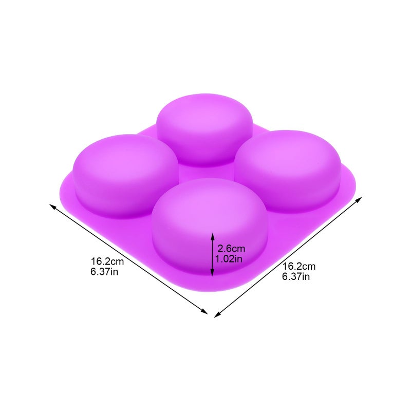 2Pcs Silicone Soap Molds Set For DIY Handmade Craft Bath Bars - Image 3