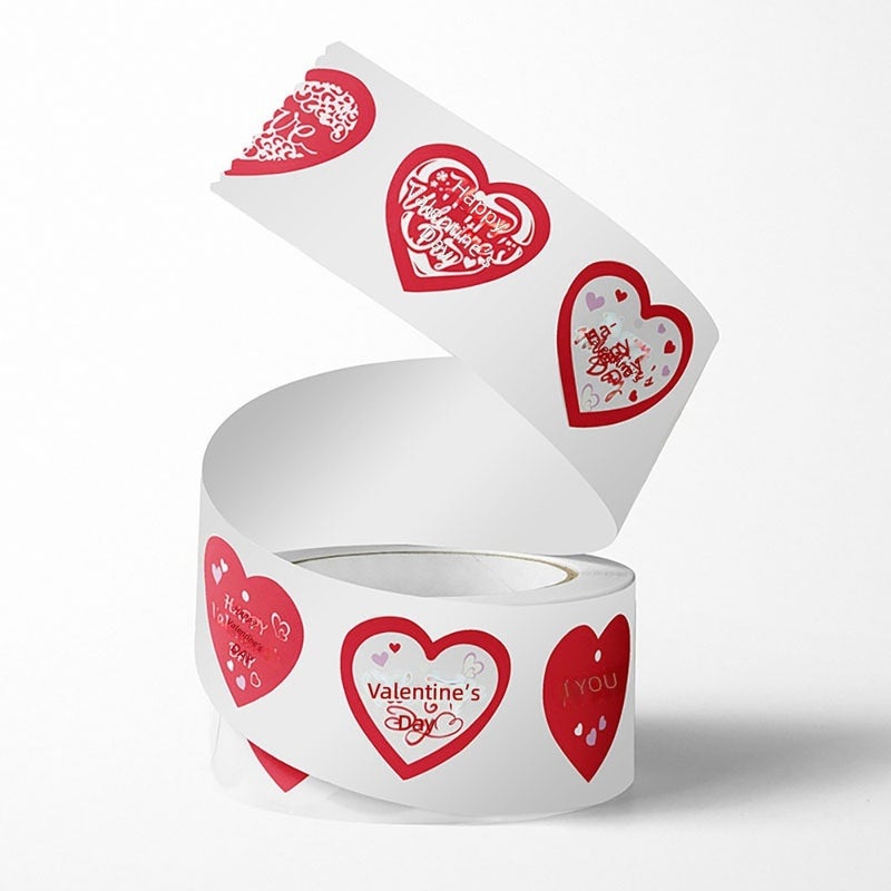 Valentine's Day Thank you, stickers, heart-shaped love, romantic envelopes, gifts, decoration, sealing, stickers,  wholesale - Image 3