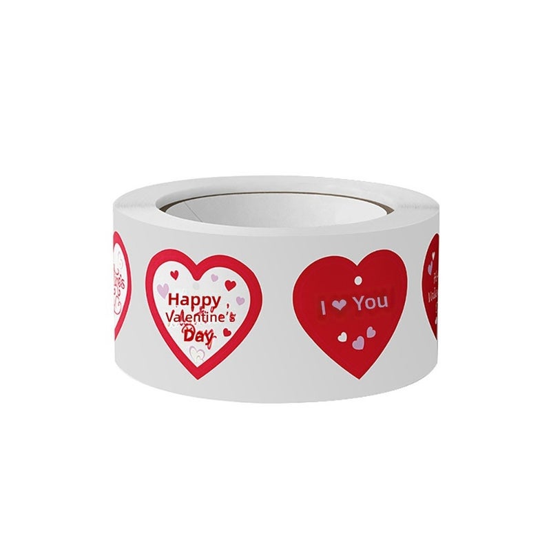 Valentine's Day Thank you, stickers, heart-shaped love, romantic envelopes, gifts, decoration, sealing, stickers,  wholesale - Image 5
