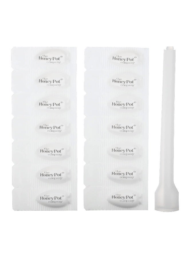 The Honey Pot Company, Boric Acid & Herbs, Suppositories + Applicator, 290 mg , 14 Ovules, 1 Applicator - Image 3