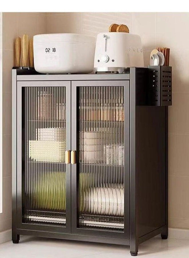 SHEE ONE Multi-functional three-layer steel kitchen cabinet - Image 1