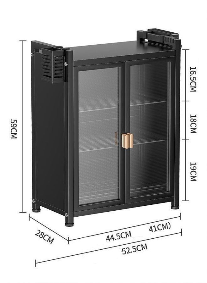 SHEE ONE Multi-functional three-layer steel kitchen cabinet - Image 3