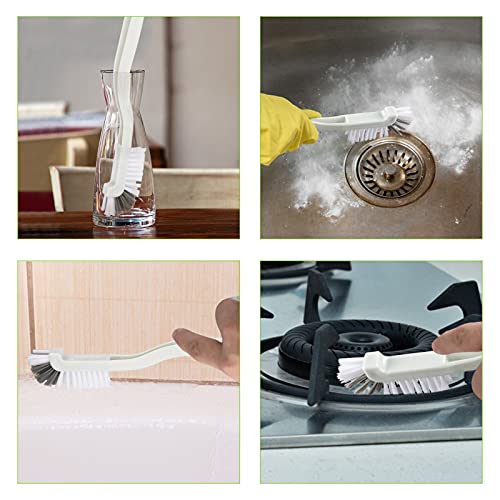 LeeLoon 8 Pack Grout Cleaner Brush, Hand-held Groove Gap Cleaning Tools Tile Joint Scrub Brush to Deep Clean, Household Cleaning Brushes for Window Door Track, Stove Tops, Shower, Kitchen, Seams, Floor Lines - Image 4