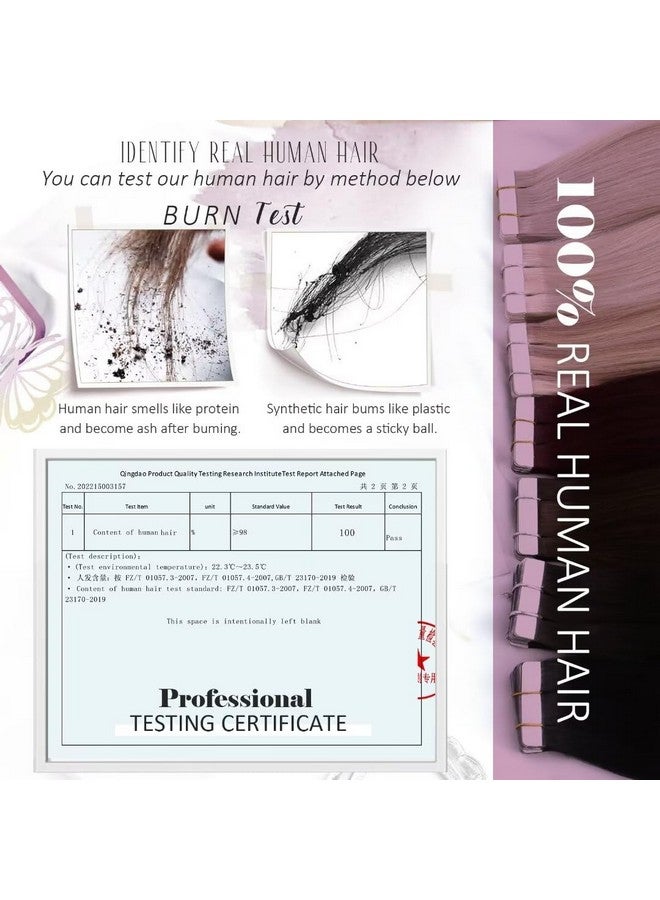 Moresoo Highlight Tape In Hair Extensions Blonde Tape In Extensions Human Hair For Short Hair Light Brown Highlighted With Blonde Hair Extensions Tape In Real Human Hair 12 Inch P9A60 20Pcs 30G - Image 5