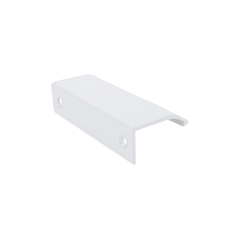 Tsnamay 6Pcs 3.15"" White Arc Surface Pull,White Edge Pulls Furniture Drawer Handles Hidden Cabinet Handle,Hole Dia.2.52""/64Mm - Image 4