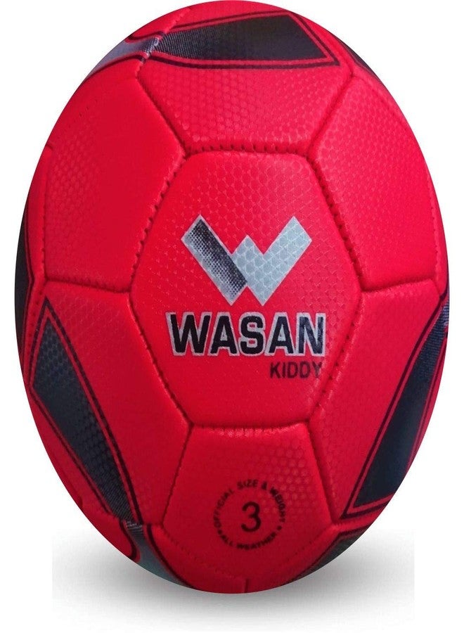 Wasan Kiddy Football Size 3 - (Under 8 Years) (Red) - Image 2
