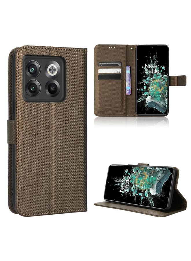 اس-توب جراب لهاتف OnePlus 10T 5G / Ace Pro 5G جراب هاتف جلدي بنسيج ماسي - Image 1