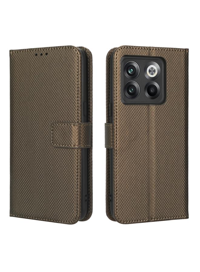 اس-توب جراب لهاتف OnePlus 10T 5G / Ace Pro 5G جراب هاتف جلدي بنسيج ماسي - Image 2