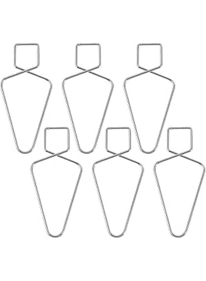 100 Pcs Steel Figure 8 Drop Ceiling Hooks Clips For Suspended Tile Hanging Organization - Image 1