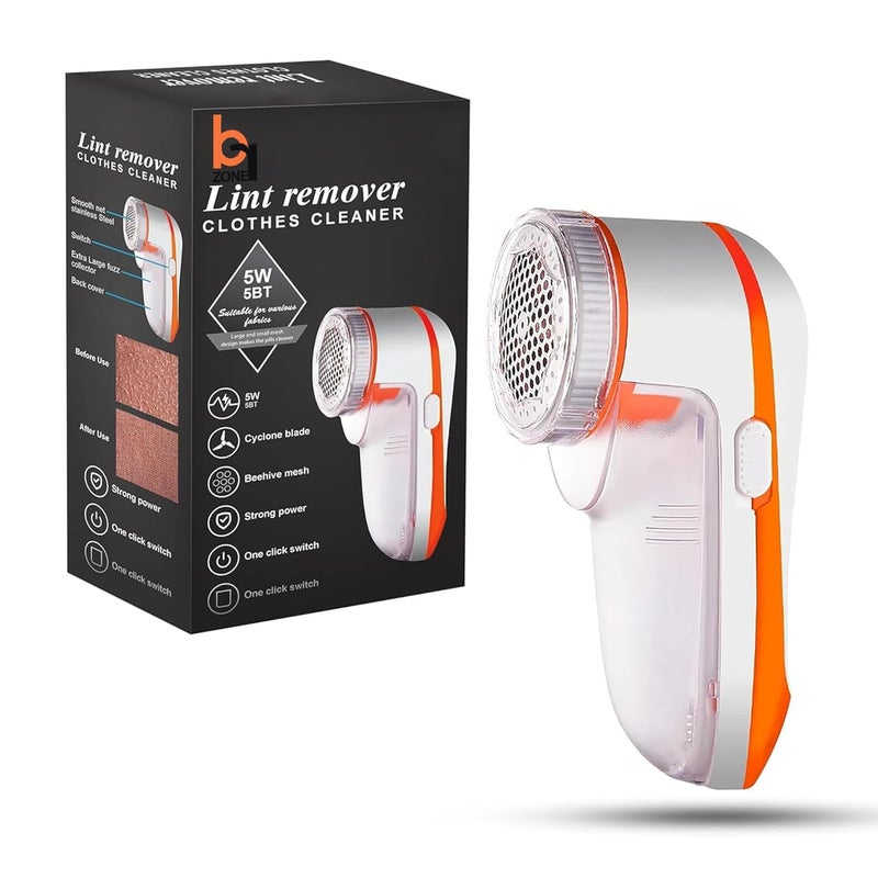 Brzone BRZONE Lint Remover for Woolen Clothes Electric Best Lint Shaver for Clothes Woolen Sweaters Clothes Shirts Jackets Burr Remover Pill Remover from Carpets Curtains - Image 1