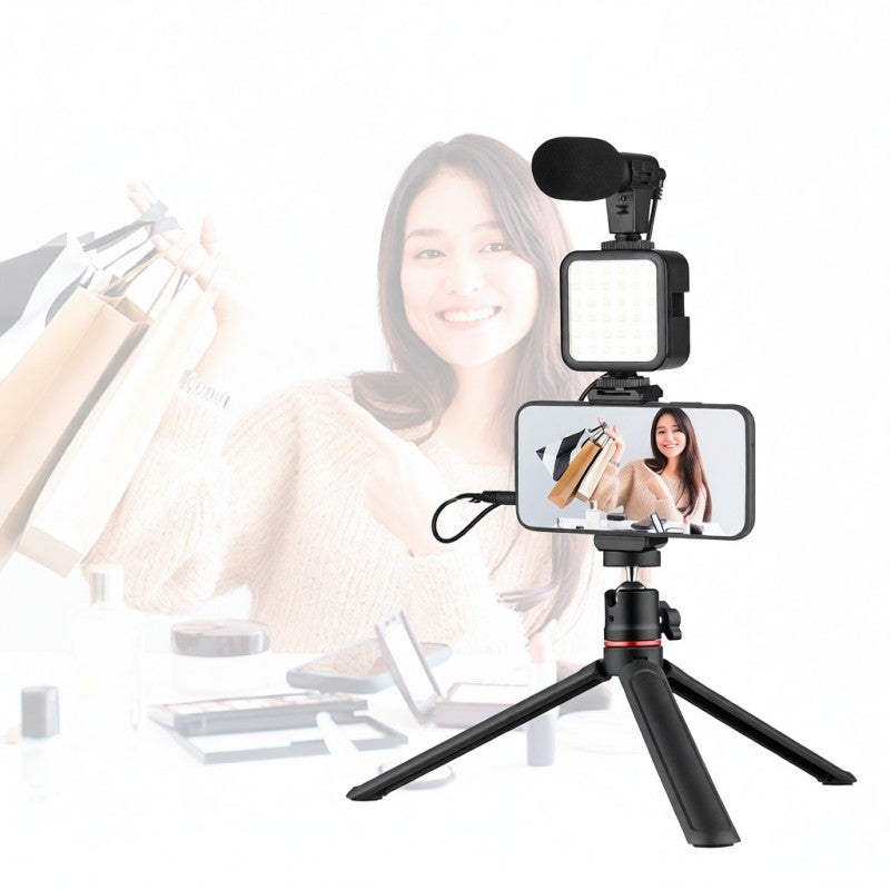 KINGJOY KT-36 Mini Desktop Tripod 360° Rotatable Ball Head with 1/4 Inch Screw for Smartphone Camera Selfie Video Recording Live Stream - Image 3