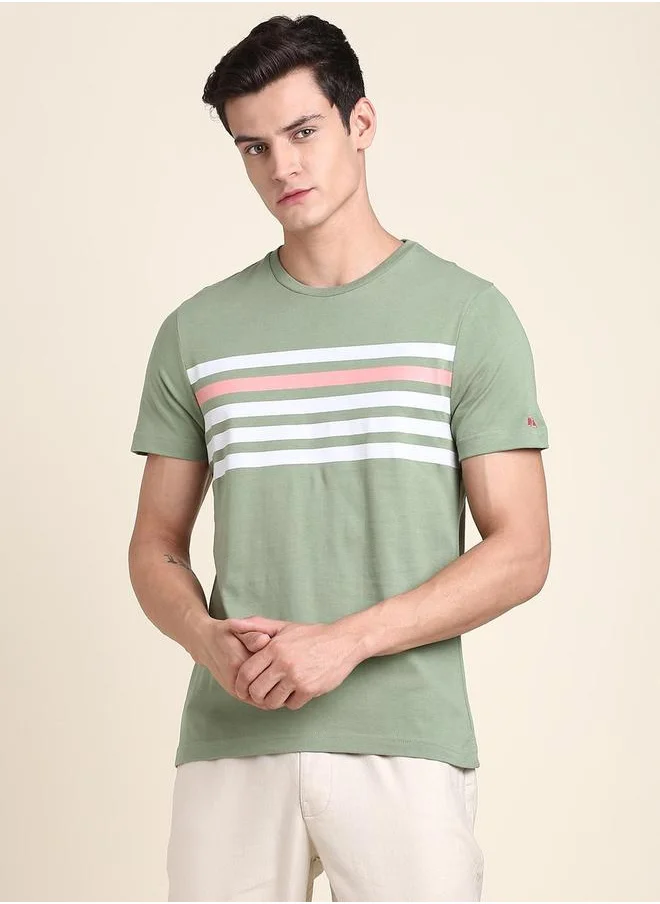 Dennis Lingo Printed Slim Fit T-Shirt by Styli