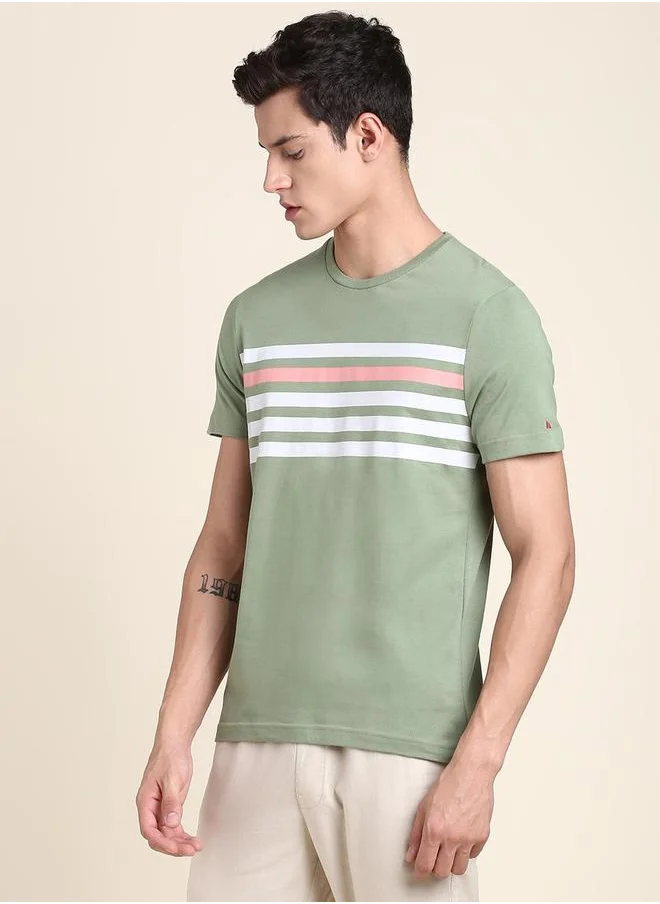Dennis Lingo Printed Slim Fit T-Shirt by Styli