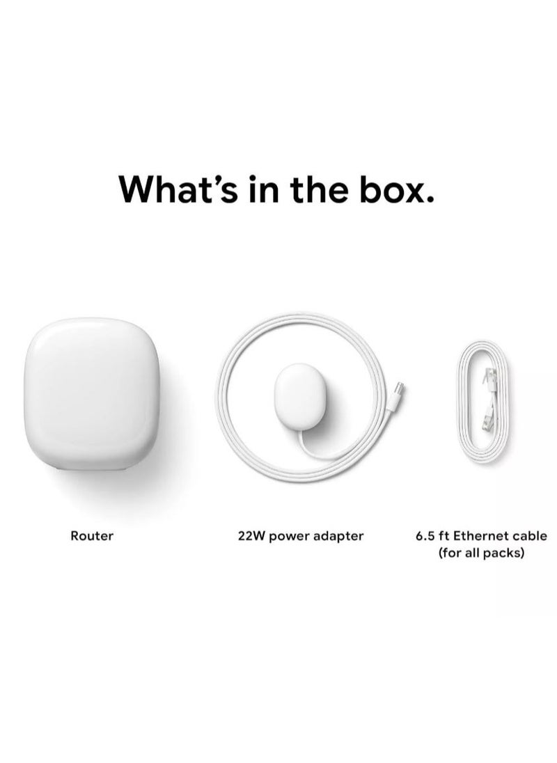 Generic - Google Nest Wifi Pro, Wi-Fi 6E, 4-pack (GA03691-US) - Image 1