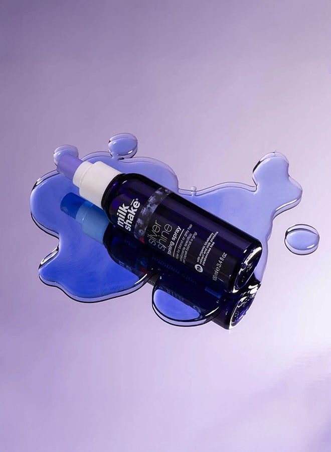 Milk Shake Toning Spray for Blonde & Silver Hair with Violet Pigment - Fights Yellowness, Strengthens Hair & Protects Color from Fading with a Berry Scent (100 ml) - Image 5