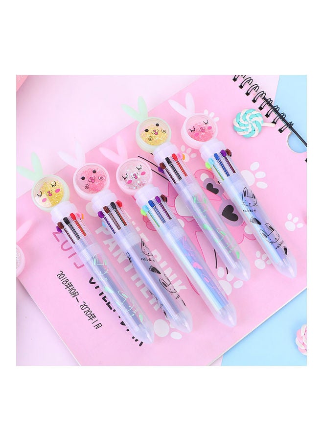NIBEMINENT 0.5mm Rabbit Cartoon Smooth Ballpoint Pen For Kids Multicolour - Image 3