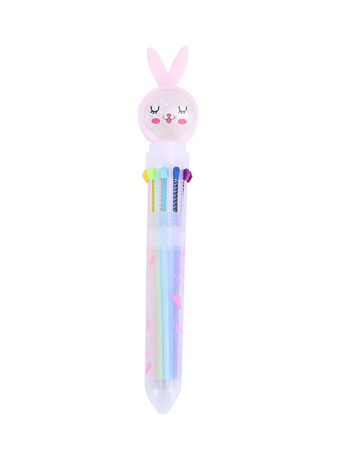 NIBEMINENT 0.5mm Rabbit Cartoon Smooth Ballpoint Pen For Kids Multicolour - Image 1