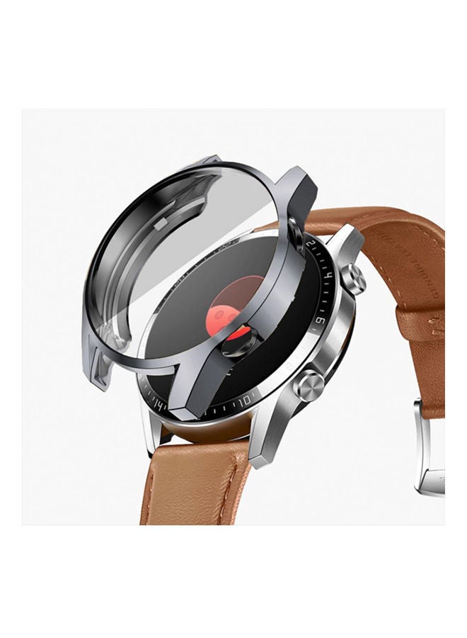 NIBEMINENT Huawei Gt2 Protective Soft Tpu Case Cover Screen Protector Smart Watch Black  - Image 2