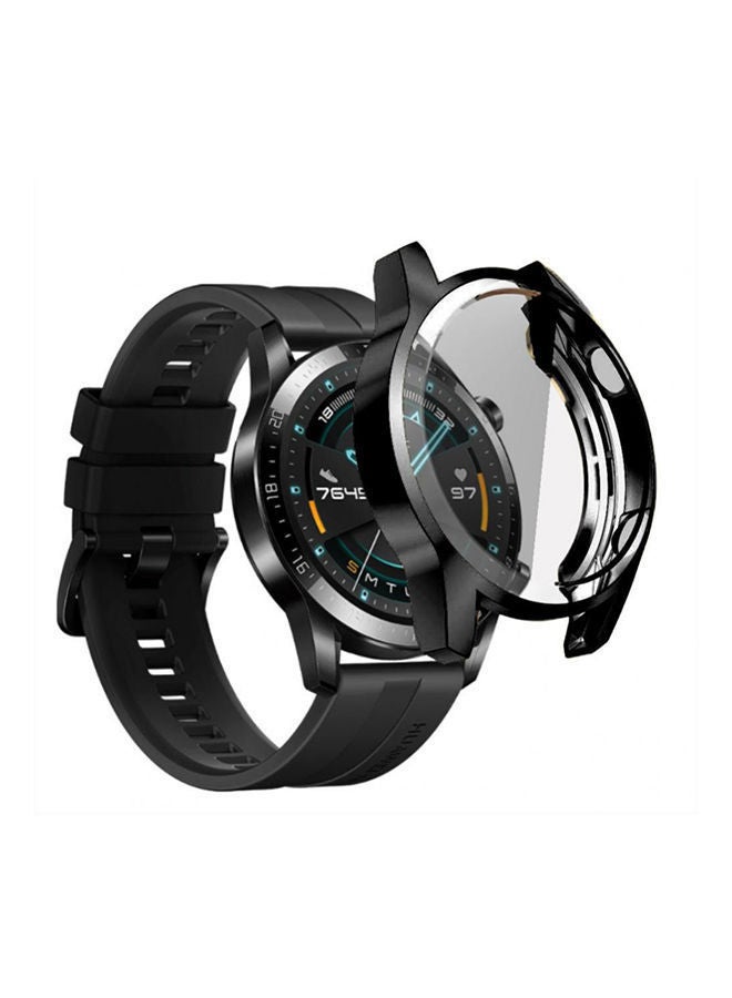 NIBEMINENT Huawei Gt2 Protective Soft Tpu Case Cover Screen Protector Smart Watch Black  - Image 4