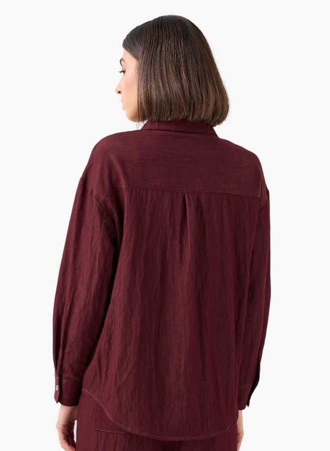Splash FAV Embellished Shirt with Long Sleeves - Image 3