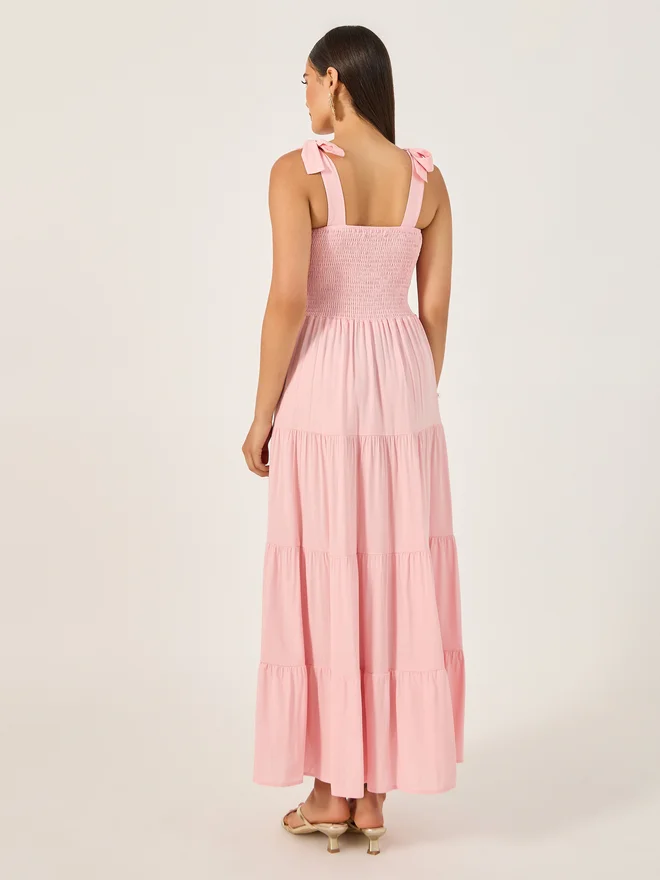 Styli Tiered Maxi Dress