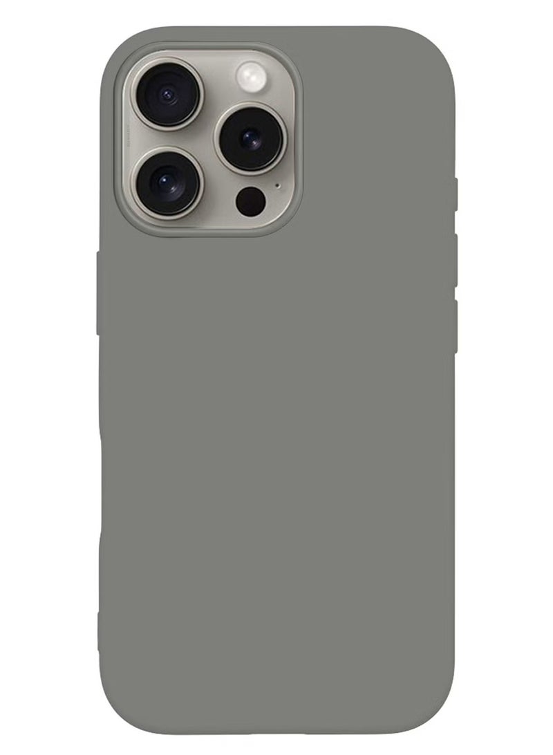 (لـ iPhone 16 Pro) غلاف، غلاف سيليكون رفيع، مغطى بالكامل مضاد للخدش ومقاوم للصدمات - Image 1
