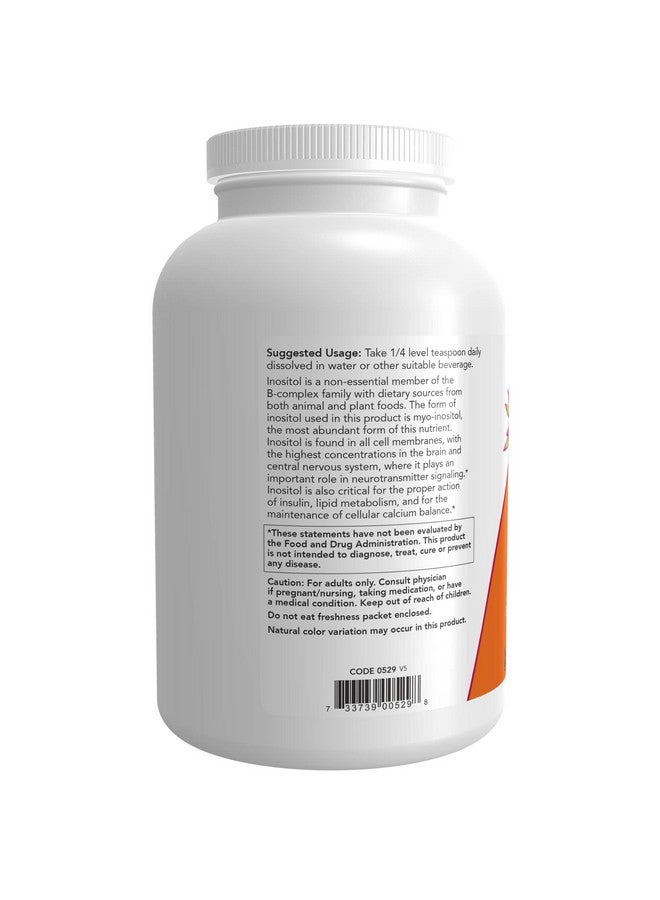 now Supplements Inositol Powder Neurotransmitter Signaling* Cellular Health* 1Pound - Image 4
