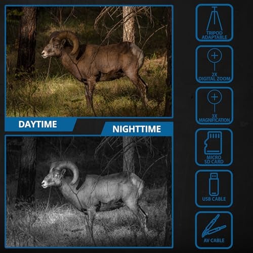 Barska NVX100 3x Night Vision Monocular with Built in Camera - Image 4