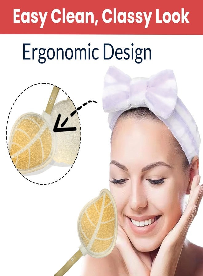 TEMPERIA (2 pcs) Reusable Makeup Remover Pads - Face Cleaning & Cleansing Cotton Sponge - Soft & Gentle - Easily Removes Stubborn Face & Eye Make Up - Double Side Washable - Mix Design - Image 4