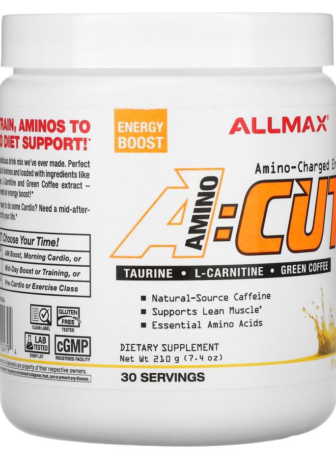Allmax ACUTS™ Amino-Charged Energy Drink Pina Colada 7.4 oz (210 g) - Image 2