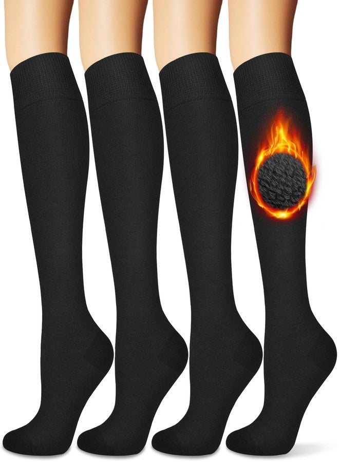 BLONGW Warm Socks for Women (Knee High) Thermal Boot Socks for Winter, Running, Hiking, Gifts, Thick Socks for Cold Weather - Image 1