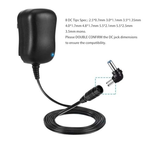 Belker 12W Universal 3V 4.5V 5V 6V 7.5V 9V 12V AC DC Adapter Power Supply for Household Electronics - Max. 1000mA - Image 4