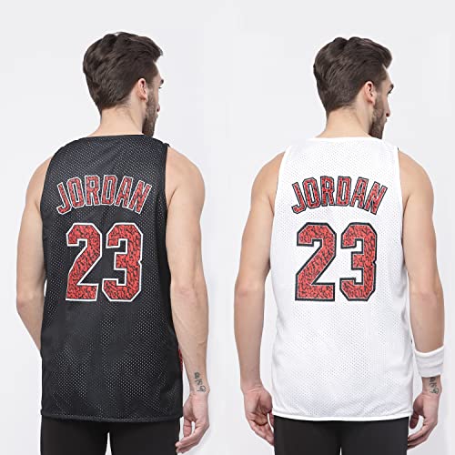AKIBA Mash Polyester Reversible Sublimation Print Basketball Unisex Regular Fit Jersey CHICAGO (38) BLACK - Image 3