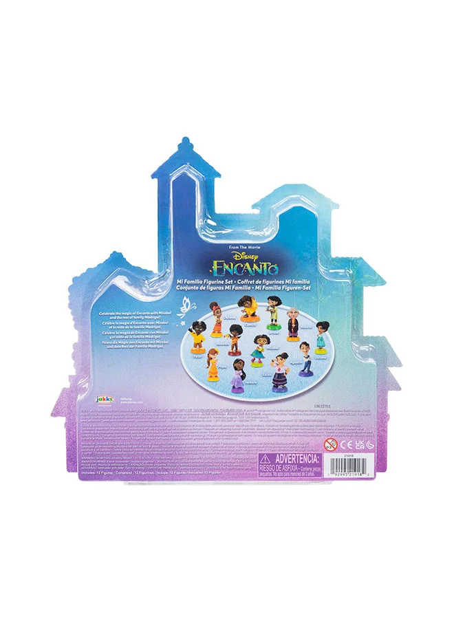 Disney Mini Doll 2 Inch Family Set 12-In-1 Pack