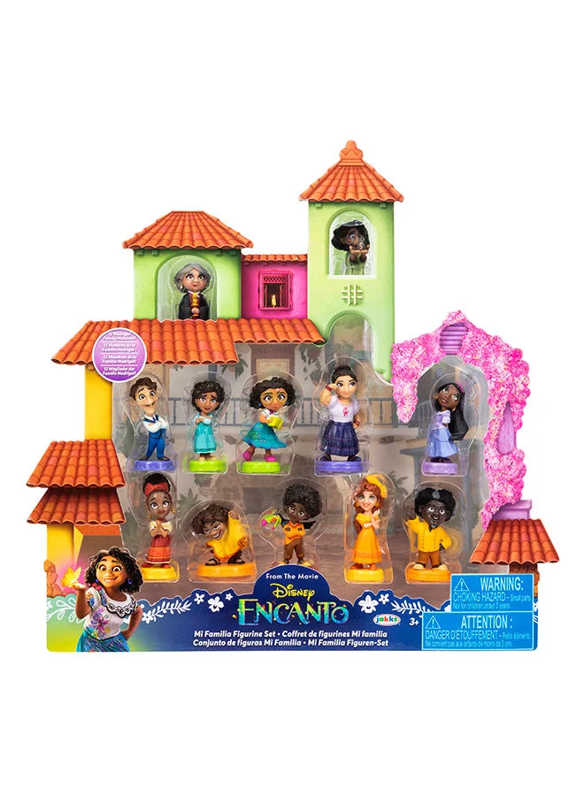 Disney Mini Doll 2 Inch Family Set 12-In-1 Pack
