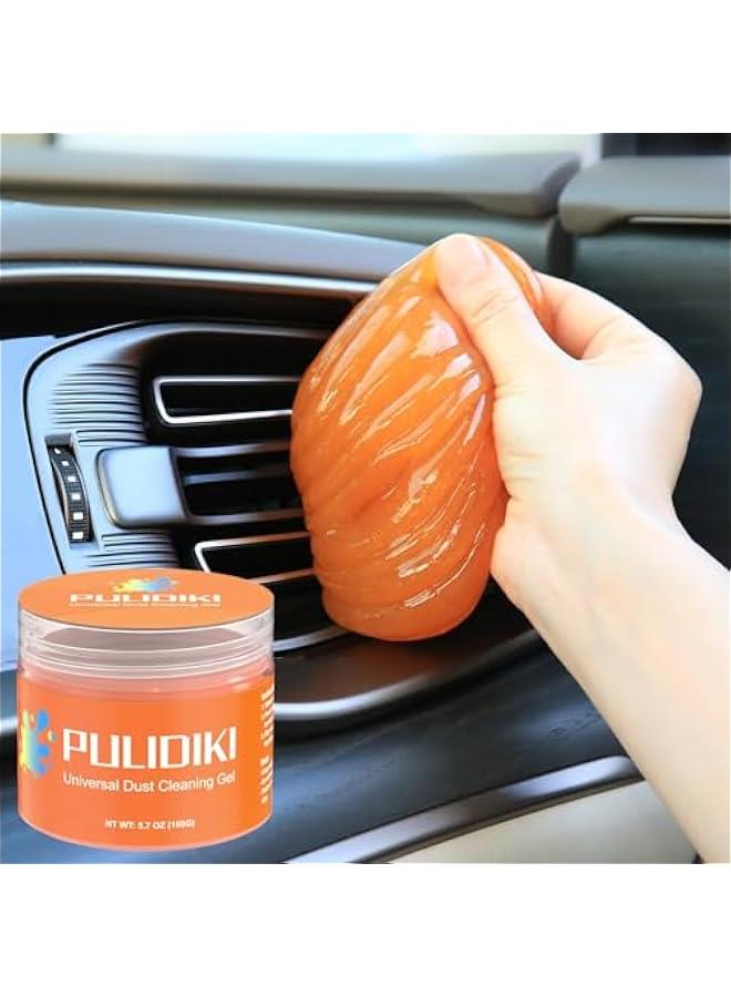 PULIDIKI Car Cleaning Gel Blue and Car Cleaning Putty Orange Bundle - Image 4