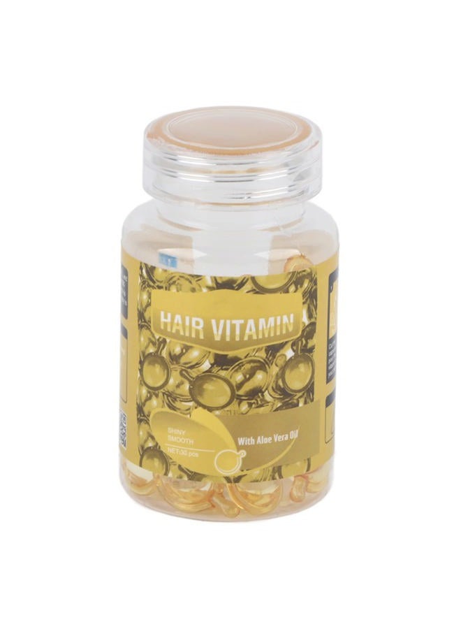 ANGGREK Hair Care Vitamin Capsules, Professional Anti-Frizz Hydrating Essential Oil for Hair Breakage Repair for Repair and Care (Yellow) - Image 2
