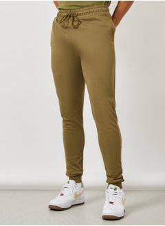 بنطال رياضي Eco-Earth Slim Fit Terry مع جيوب جانبية