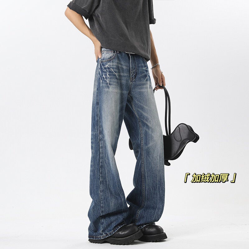 Unisex Casual Daily Denim Jeans - Image 2