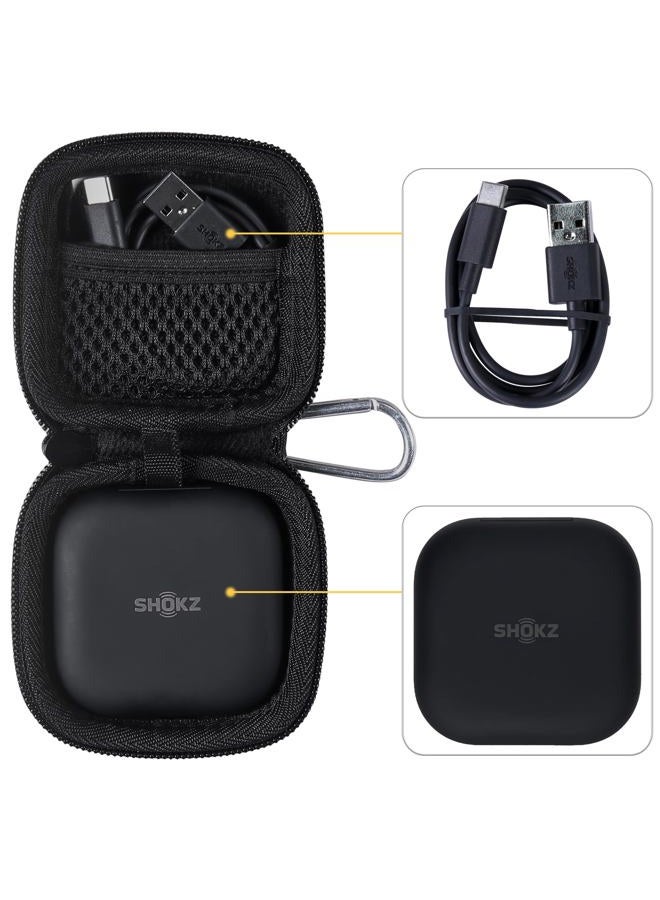 Co2Crea Storage Carry Travel Hard Case for SHOKZ OpenFit Open Ear True Wireless Bluetooth Bone Conduction Headphones, Case only - Image 3