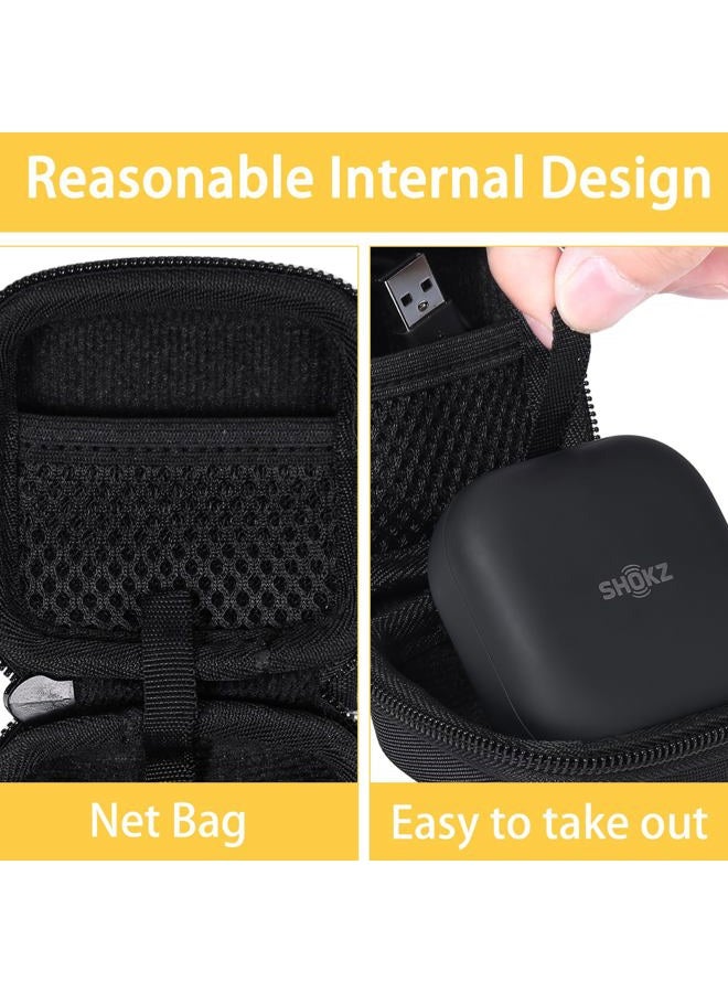 Co2Crea Storage Carry Travel Hard Case for SHOKZ OpenFit Open Ear True Wireless Bluetooth Bone Conduction Headphones, Case only - Image 4