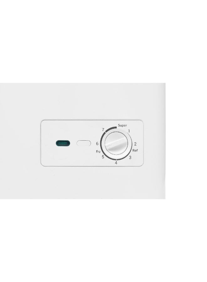 هاير فريزر صدر 3.4 قدم مكعب، 97 لتر، عاكس، إضاءة LED مدمجة، قفل باب بمقبض، أبيض - Image 5