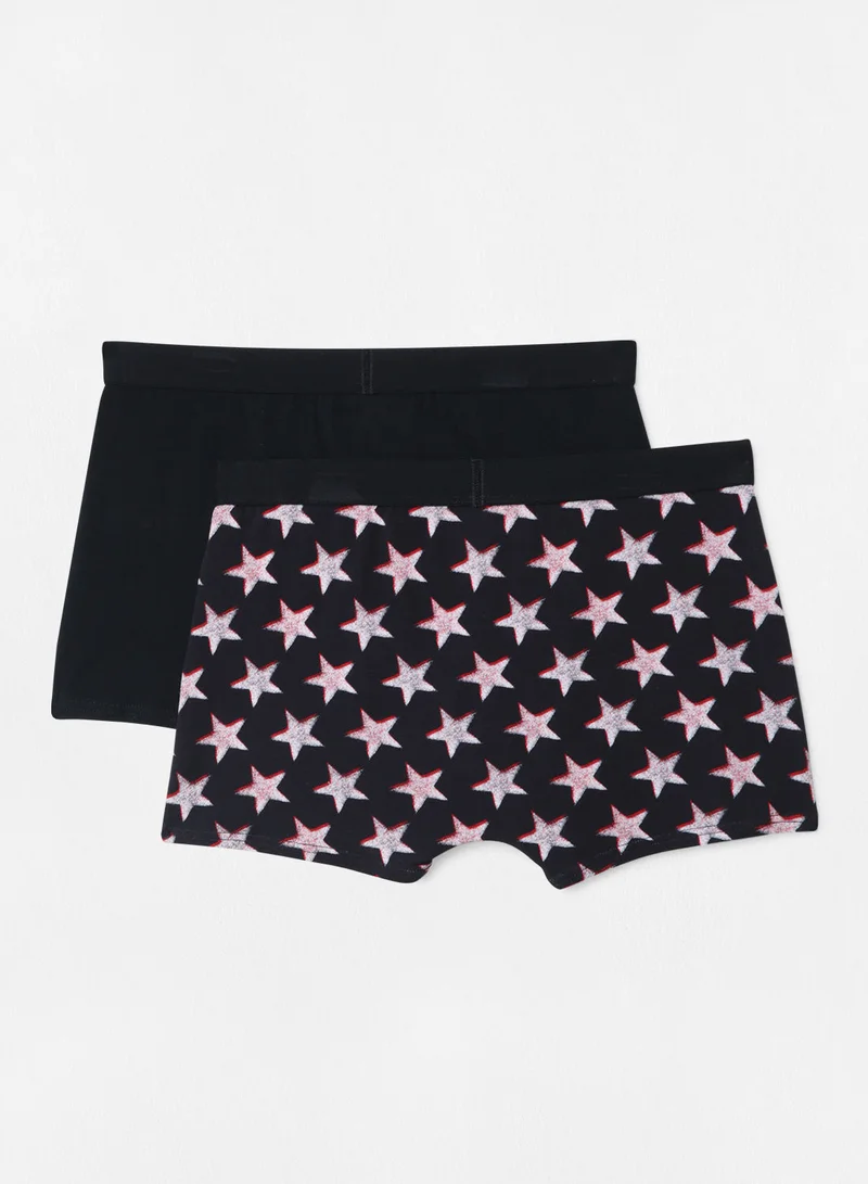 TOMMY HILFIGER Logo Band Trunks (Pack of 2)