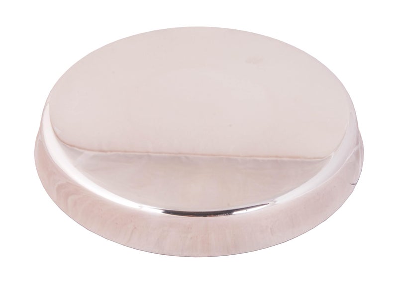 SHIV SHAKTI ARTS Steel Thali with Premium Finish Heavy Gauge Plate for Serving (Pack of 1, 28.5 cm) - Image 5