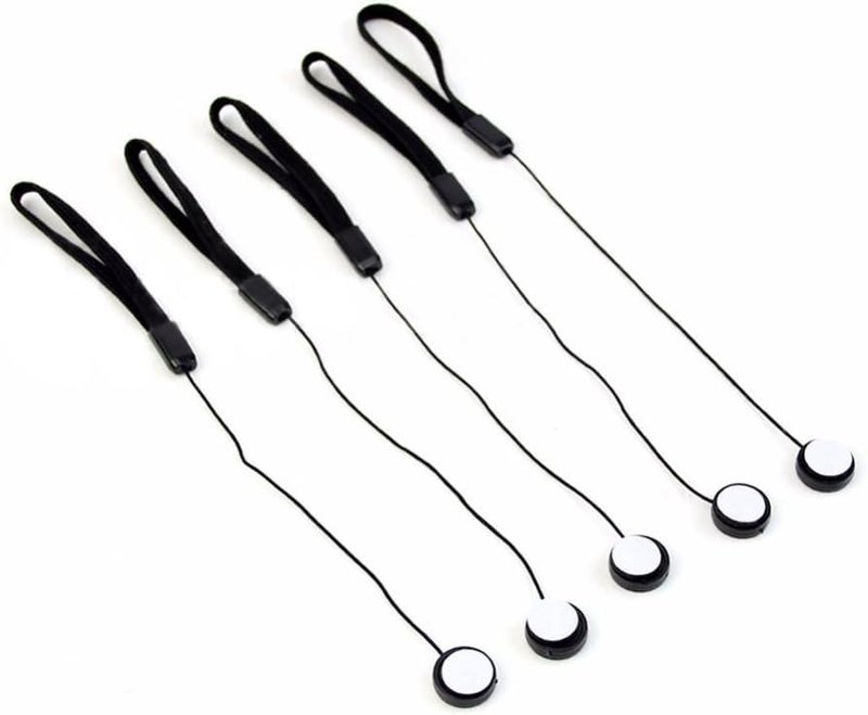 SHOPEE 5 Pack Lens Cap Keeper SLR Camera Lens Cap Belt Holder Cover Cord Cable Anti-Lost Lanyard Strip Strap Rope String Universal for DSLR SLR Nikon/Sony/Fuji/Olympus/Panasonic - Image 2